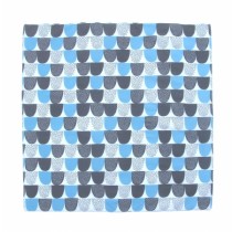芬蘭Kauniste純棉手帕/包巾 (藍色砂糖)