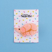 法國Coucou Suzette 髮夾(小) 小蝦米