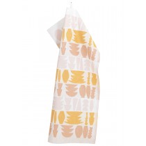 芬蘭Lapuan Kankurit KIPOT棉麻萬用巾 (柔和金黃粉)