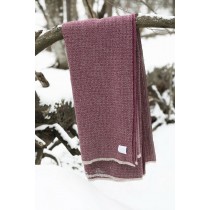 芬蘭Lapuan Kankurit KOLI 美麗諾羊毛毯 (波爾多紅)