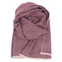 芬蘭Lapuan Kankurit KOLI 美麗諾羊毛圍巾 (波爾多紅)