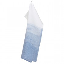 芬蘭Lapuan Kankurit SAARI亞麻萬用巾/毛巾 (白&水藍漸層)